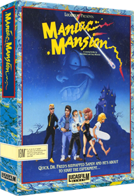 Maniac Mansion (Enhanced Version) - Box - 3D Image