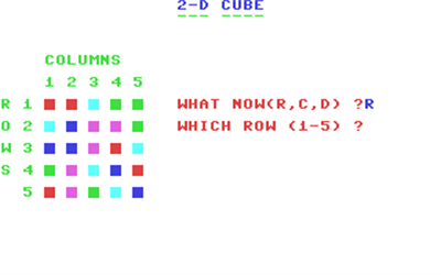 2-D Cube - Screenshot - Gameplay Image
