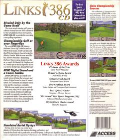 Links 386 CD - Box - Back Image