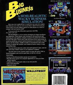 Big Business - Box - Back Image