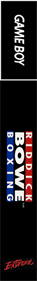 Riddick Bowe Boxing - Box - Spine Image