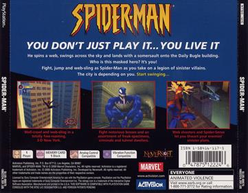 Spider-Man - Box - Back Image
