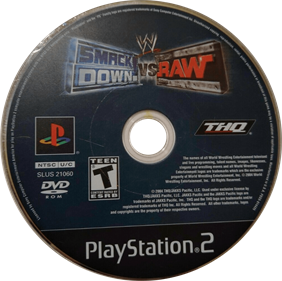 WWE SmackDown! vs. Raw - Disc Image