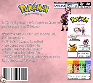 Pokémon: Kanto Expansion Pak - Box - Back Image