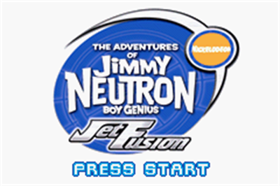 The Adventures of Jimmy Neutron Boy Genius: Jet Fusion - Screenshot - Game Title Image