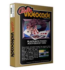 Blackjack / Poker / Acey-Deucey - Box - 3D Image