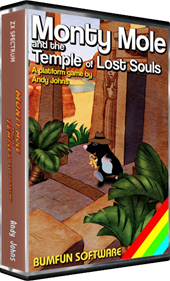 Monty Mole and the Temple of Lost Souls - Box - 3D Image