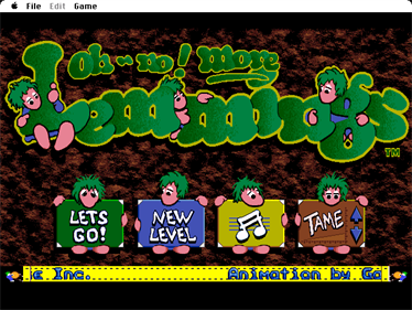 Oh No! More Lemmings - Screenshot - Game Title Image