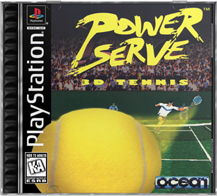 Power Serve 3D Tennis - Box - Front - Reconstructed Image