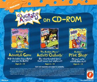 Rugrats: Mystery Adventures - Box - Back Image