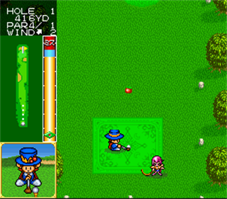 Super Naxat Open: Golf de Shoubu da Dorabocchan - Screenshot - Gameplay Image