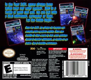 Astro Invaders - Box - Back Image