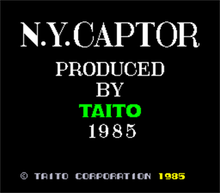 N.Y. Captor - Screenshot - Game Title Image