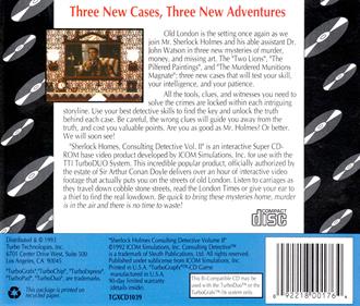 Sherlock Holmes: Consulting Detective Volume 2 - Box - Back Image