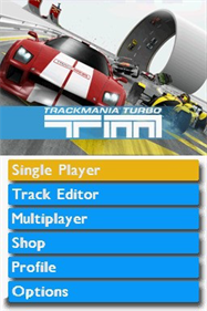 TrackMania Turbo: Build to Race - Screenshot - Game Title Image