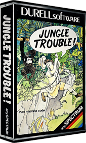 Jungle Trouble - Box - 3D Image