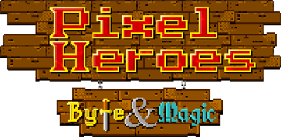 Pixel Heroes: Byte & Magic - Clear Logo Image