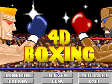4-D Boxing - Screenshot - Game Select Image