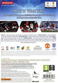 PES 2012: Pro Evolution Soccer - Box - Back Image