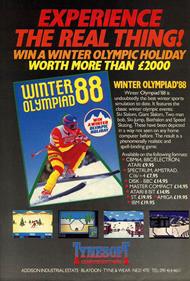 Winter Olympiad 88 - Advertisement Flyer - Front Image