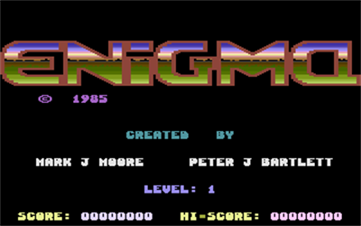 Enigma - Screenshot - Game Title Image