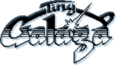 Tiny Galaga - Clear Logo Image