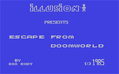 Escape from Doomworld - Screenshot - Game Title Image