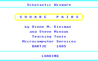 Square Pairs - Screenshot - Game Title Image