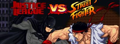 Justice League vs Street Fighter - Banner