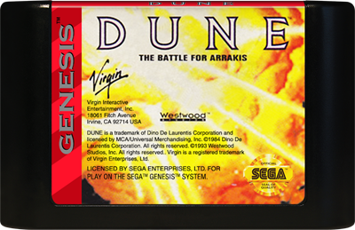 Dune: The Battle for Arrakis - Cart - Front Image