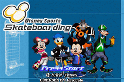 Disney Sports: Skateboarding - Screenshot - Game Title Image