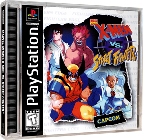 X-Men vs. Street Fighter - Box - 3D Image