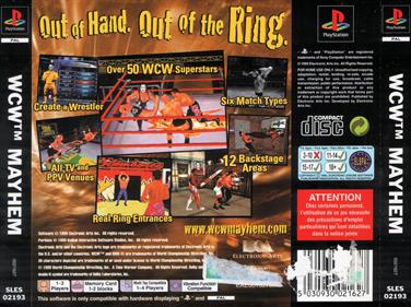 WCW Mayhem - Box - Back Image