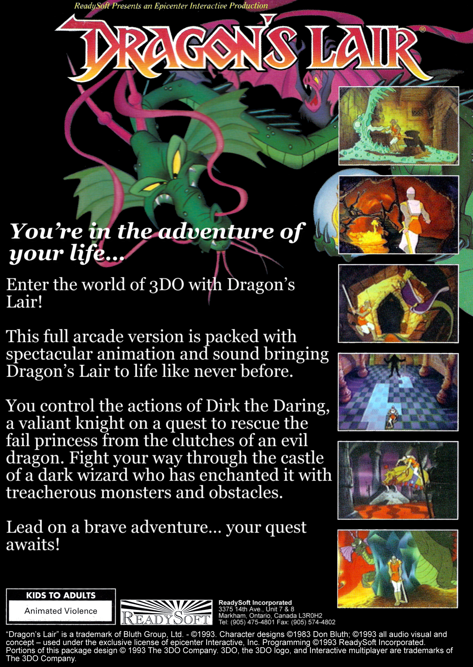 Dragons Lair 3 with original controls