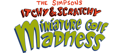 The Simpsons: Itchy & Scratchy in Miniature Golf Madness - Clear Logo Image