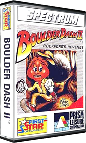 Boulder Dash II: Rockford's Revenge - Box - 3D Image