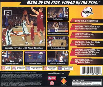 NCAA Final Four 2001 - Box - Back Image