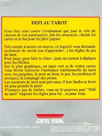 Defi au Tarot - Box - Back Image