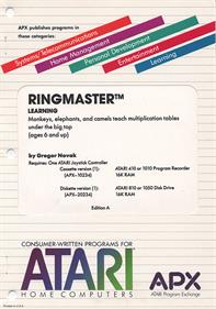 Ringmaster - Box - Front Image