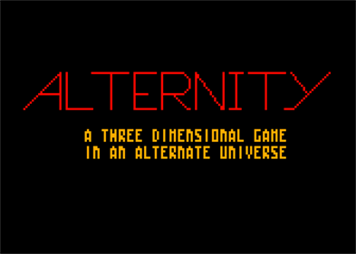 Alternity - Screenshot - Game Title Image