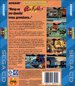 Lethal Enforcers II: Gun Fighters - Box - Back - Reconstructed Image
