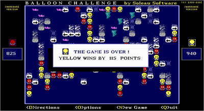 Balloon Challenge - Screenshot - Game Over Image