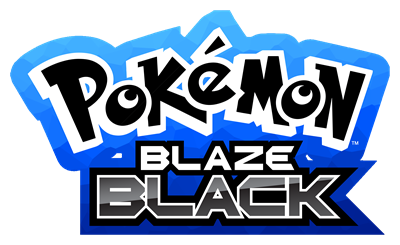 Pokémon Blaze Black - Clear Logo Image