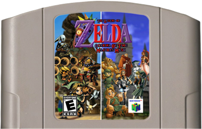 The Legend of Zelda: Ocarina of Time + Majora's Mask Randomizer - Cart - Front Image