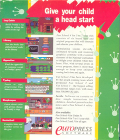 Fun School 4: For 5 to 7 Year Olds - Box - Back Image