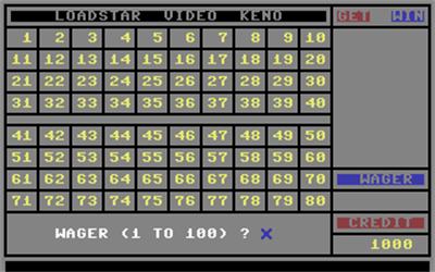 Keno - Screenshot - Gameplay Image