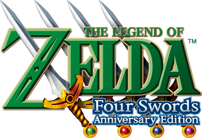 The Legend of Zelda: Four Swords Anniversary Edition - Clear Logo Image