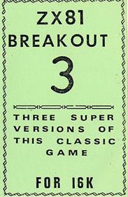 Breakout 3 - Box - Front Image