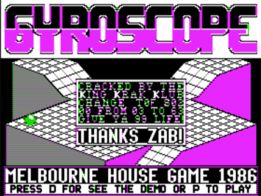 Gyroscope - Screenshot - Game Title Image