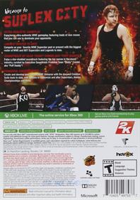 WWE 2K17 - Box - Back Image